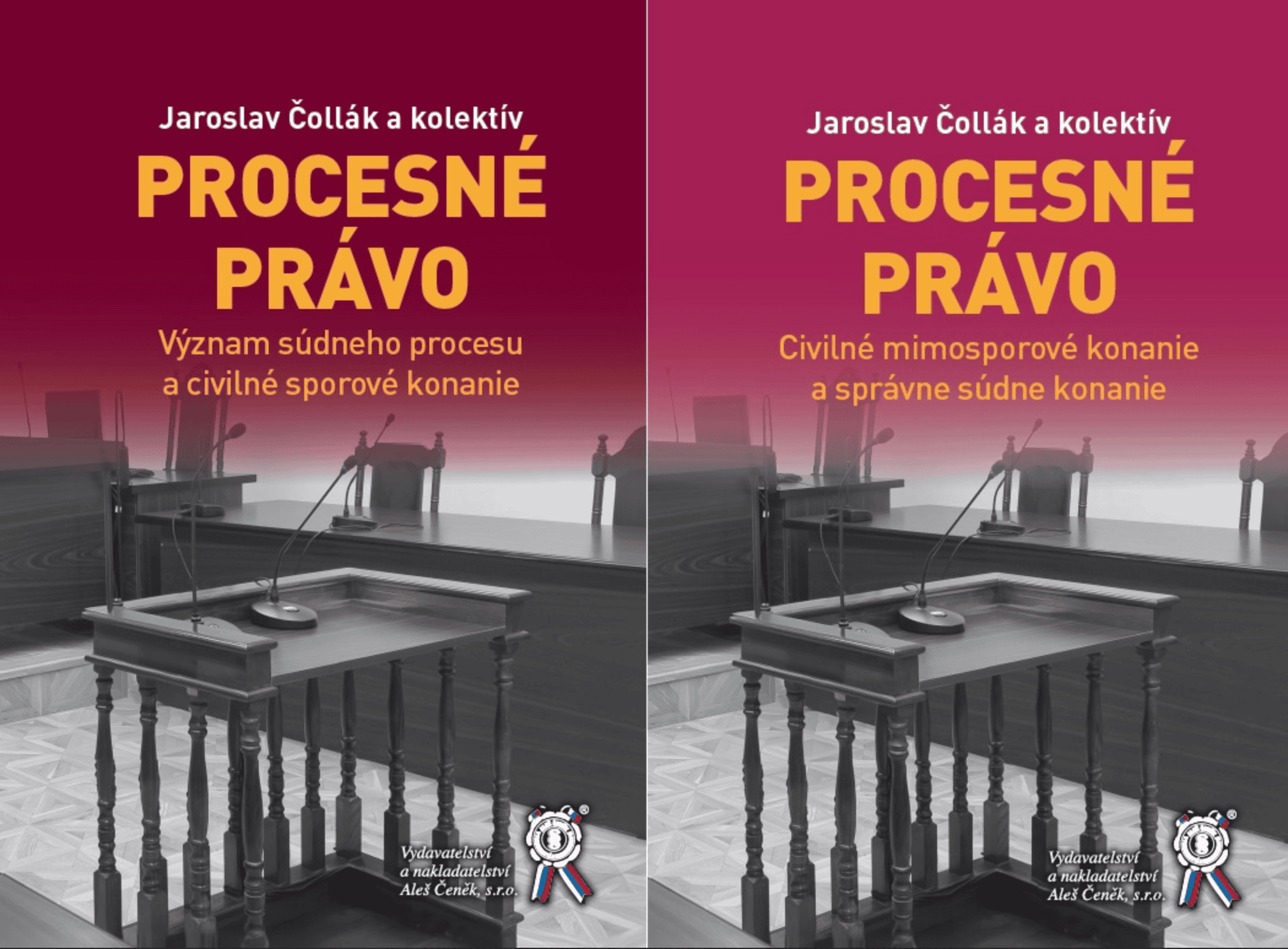 Read more about the article JAROSLAV ČOLLÁK a kolektív: procesné právo – dvojdielna učebnica procesného práva